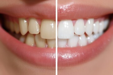 teeth whitening, female smiling