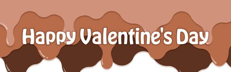 フレーム素材_垂れたチョコレート