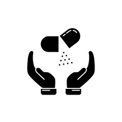 drug Icon Vector Design Template. Editable Stroke.