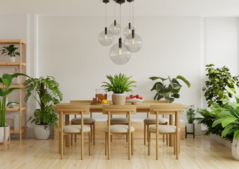 Modern dining room interior design,Modern interior of cozy kitchen
