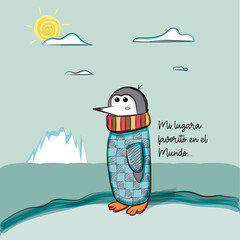 Penguin card