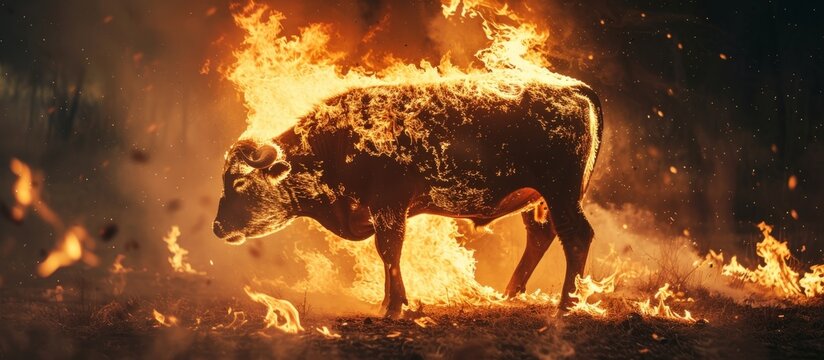 Burning Livestock: Brand, Stamp, Fire - A Visual of the Intense Livestock Branding Process