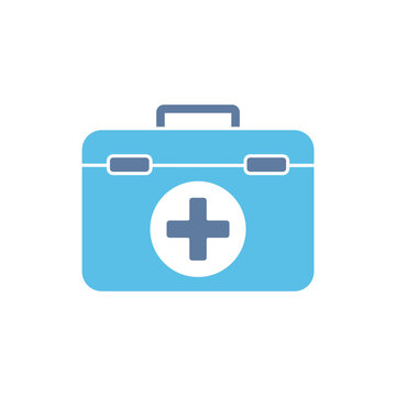 first aid kit Icon Vector Design Template. Editable Stroke.