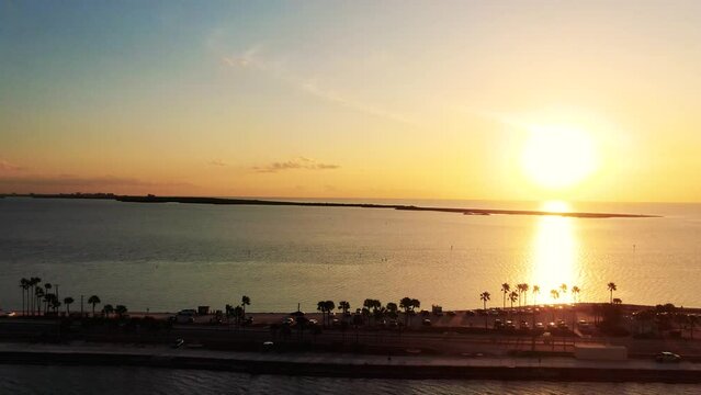 Sunset from the Honeymoon Island Causeway in Dunedin Florida