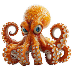 Obraz premium Octopus Cartoon