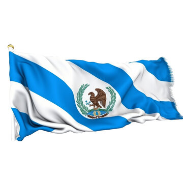Guatemala Flag  PNG Cutout, Generative AI