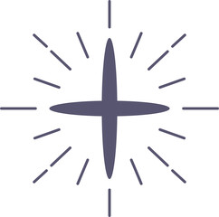 Cosmic Sparkling Vintage Element