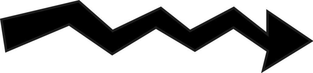 Fototapeta premium Arrows black icons. Simple Vector Arrow icon. Cursor. Modern simple arrows.