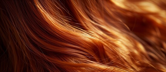 Close Up of Vivid Ginger Hair: A Mesmerizing Close Up of the Rich Tones and Intricate Details of Gorgeous Ginger Locks