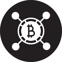 bitcoin glyph icon