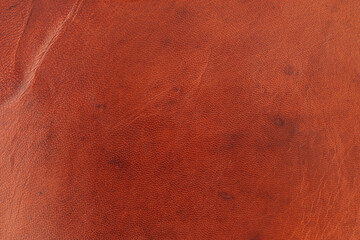 Brown background leather for decoration and texture. wrinkled pattern on leather