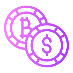 exchange gradient icon