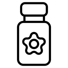 Vitamin line icon