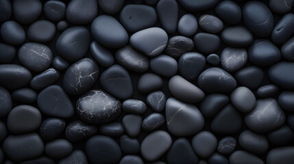 Fototapeta na wymiar black stones background