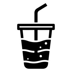 water plastic mug vector icon logo silhouette