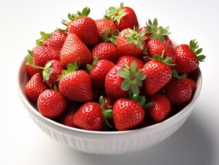 Strawberry red fruit organic raw food dessert