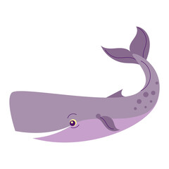Cachalot Cartoon Style Illustration