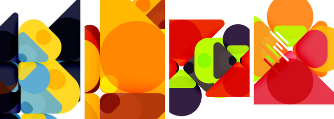 Geometric elements abstract backgrounds for wallpaper, business card, cover, poster, banner, brochure, header, website