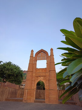 View of Badal Mahal Gate in Chanderi, Madhya Pradesh, India.