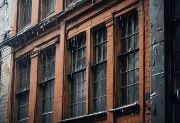 Obraz premium old building with windows