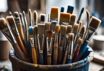 Fototapeta premium set of brushes