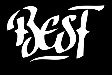 best font. Typography decorative elegant  lettering for logo. vector illustration. stock image.