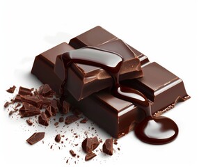 chocolate bar with dripping