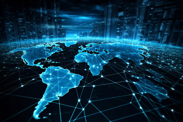 Fototapeta premium technology_networking_commerce_developing_countries