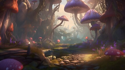 fantasy world filled with magic and wonder