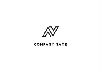 N alphabet letter logo icon in black and white