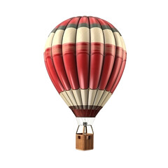 Fototapeta premium Air Balloon PNG Cutout, Generative AI