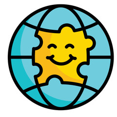 Earth Puzzle Icon