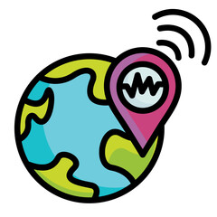 Earthquake Awareness Icon
