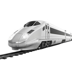 Fototapeta premium Bullet Train PNG Cutout, Generative AI