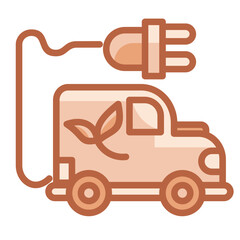 Eco-Friendly Car Icon