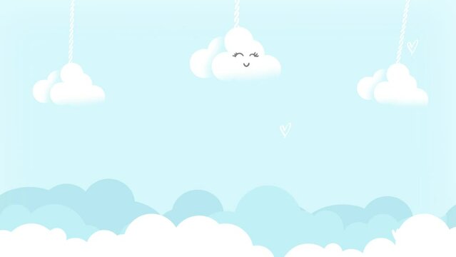 sky clouds Lanscape background template