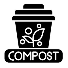 Compost Bin Icon