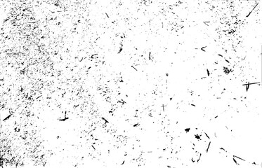 Abstract vector noise. Small particles of debris and dust. Distressed uneven background. Grunge with fine grains isolated on white background. Vector illustration.