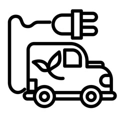 Eco-Friendly Car Icon