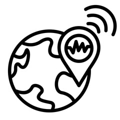 Earthquake Awareness Icon