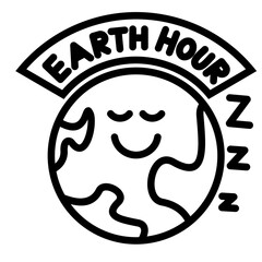 Earth Hour Icon