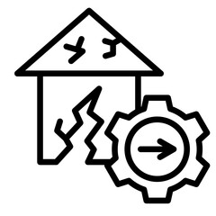Earthquake Preparedness Icon