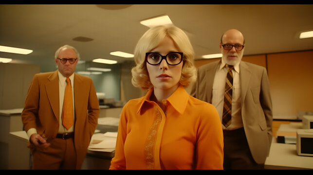 Young woman  upset that she has to return to office - They want to work remote - frustrated - aggravated - angry - bitter - black and white 