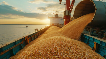 Specialized packing techniques such as vacuumsealing and irradiation are employed to preserve the quality and nutritional value of grain throughout its transit at sea.