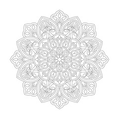  Premium Mindfulness Mandala Coloring Book Page for kdp Book Interior