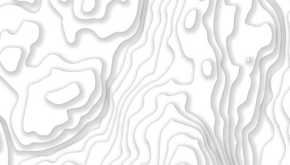 Topographic map background geographic line map with elevation assignments. Modern design with White background with topographic wavy pattern design
