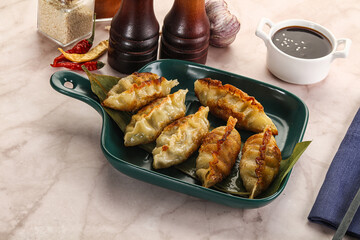 Fried Japanese stuffed dumplings - Gyoza