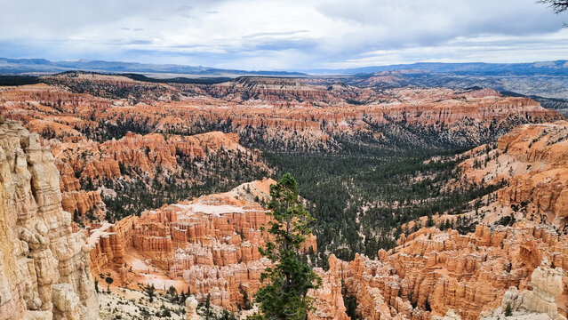 View over Bryce Canyon National Park, Utah