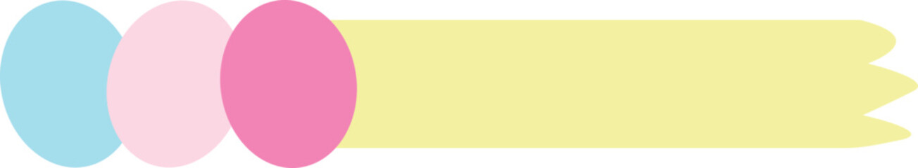 cute border easter egg text box