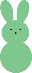 cute bunny easter element
